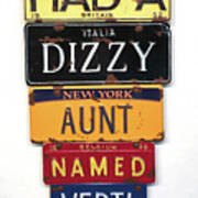 Vincent Dizzy Aunt Poster