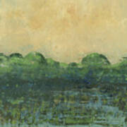 Viridian Marsh I Poster