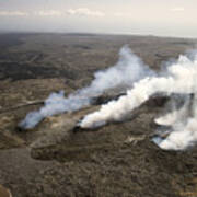 Volcanoes National Park Poster