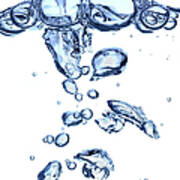 Water Bubbles Poster