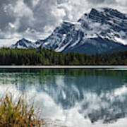 Waterfowl Lake Poster