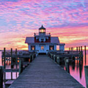 Waterfront In Manteo Poster