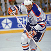 Wayne Gretzky In Action Poster