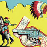 Western Scene Poster