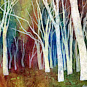 White Forest I Poster