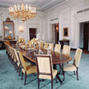 White House State Dining Room Poster