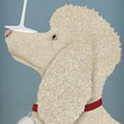 White Poodle Winery Poster