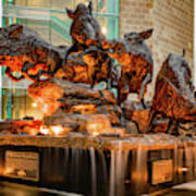 Hog Heaven And Flowing Fountains In Fayetteville Arkansas Poster