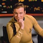 William Shatner In Star Trek -1966-. Poster