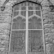 Window Wonder Grayscale Poster