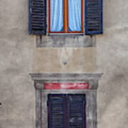 Windows Of Montalcino Poster