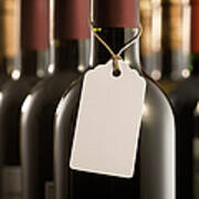 Wine Bottles And Label Poster