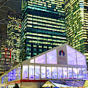 Winter Village At Bryant Park New York City Poster