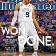Won. Done. 2015 Ncaa Champions Sports Illustrated Cover Poster