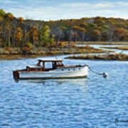 Wooden Boat In Essex Poster