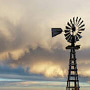 Wooden Windmill 02 Poster