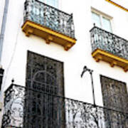 Wrought Iron Style In Seville Poster