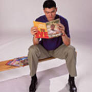 Yao Ming Reads Magazine Poster