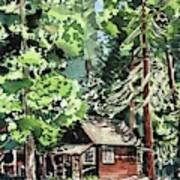 Yosemite Cabin - Wawona Poster