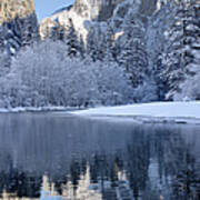 Yosemite In Winter Poster