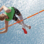 Young Athletes Pole Vault Seems Poster