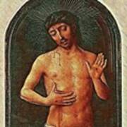 08-1 Man Of Sorrows After 1490 Christian Museum Esztergom Hungary Poster