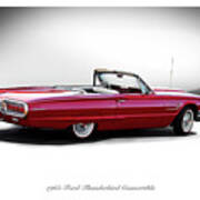 1965 Ford Thunderbird Convertible Poster