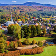 Autumn In Stowe Vermont #2 Poster