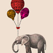 Balloon Elephant #1 Poster