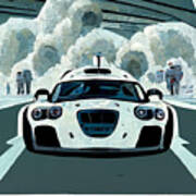 Cool  Cartoon  The  Stig  Top  Gear  Show  Driving  A  Car  D27276c2  1dc4  442d  4e78  Dd764d266a62 #1 Poster