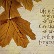 Give Thanks #1 Poster