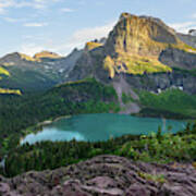 Grinnell Lake - Crown Of The Continent Poster