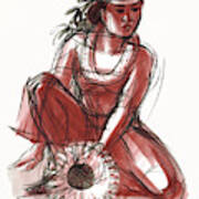 Hula Dancer With Uli #1 Poster