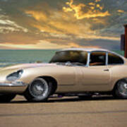 Jaguar E-type Coupe #1 Poster