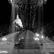 Light And Water Fountain - Bartholdi Park Washington Dc #1 Poster