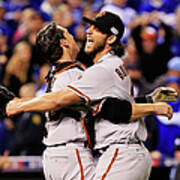 Madison Bumgarner And Buster Posey Poster