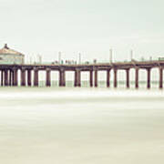 Manhattan Beach Pier California Panorama Photo #1 Poster