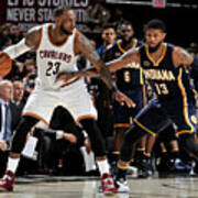 Paul George And Lebron James Poster