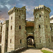 Photo Of The Picturesque Raglan Castle  Wales #2 Poster