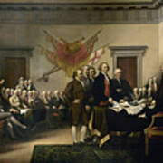 Signing The Declaration Of Independence Poster