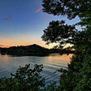 Sunset On Boone Lake #1 Poster