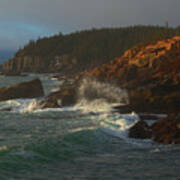 The Acadia Coastline At Sunrise #2 Poster