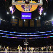 Kareem Abdul-jabbar And Lebron James #12 Poster