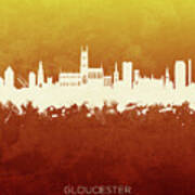 Gloucester England Skyline #13 Poster