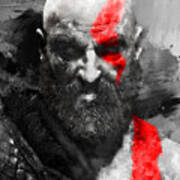 150 Kratos Paint Poster