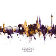 Cologne Germany Skyline #18 Poster