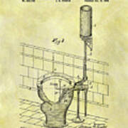 1899 Toilet Patent Poster