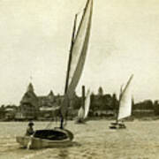 1900's Sailing Glorietta Bay Poster