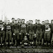 1921 Green Bay Packers Team Poster