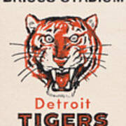1956 Detroit Tigers Art Poster